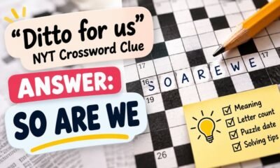 Ditto for Us NYT Crossword